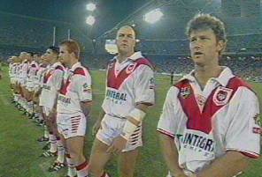 Saints v Parra - national anthem - St George Dragons rugby league history